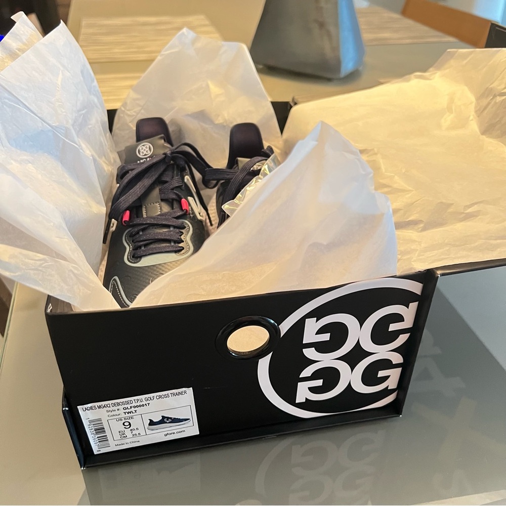 SOLD G/FORE Waterproof 210 Women's MG4X2 Debossed TPU Hybrid Golf Shoes 9 NEW - Picture 10 of 11